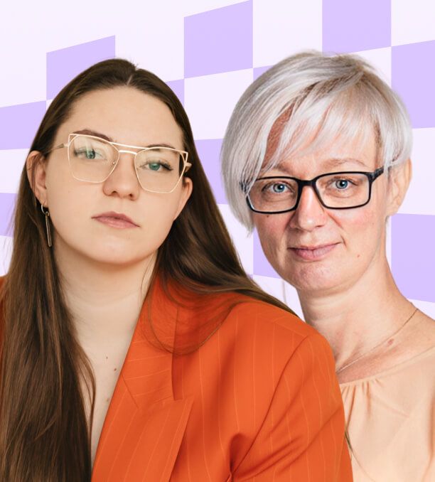 Анна Разгребельская и Ольга Згордан