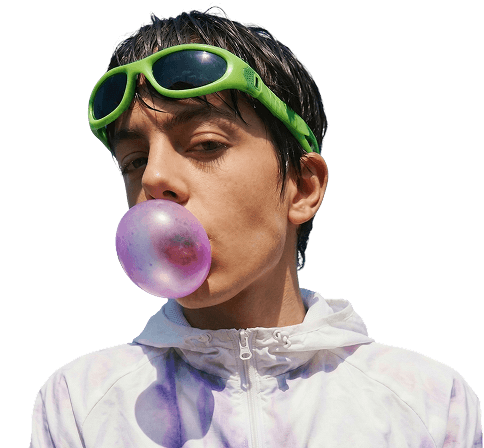 картинка мальчика с жевачкой