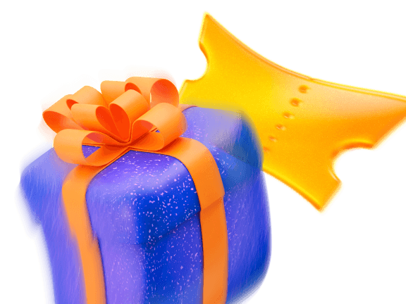 картинка подарка и билета