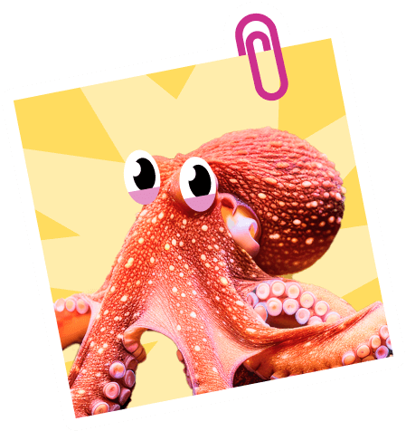 Красный осьминог