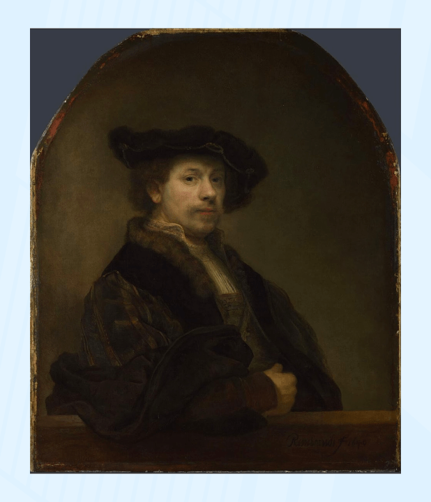 Автопортрет художника Рембрандта