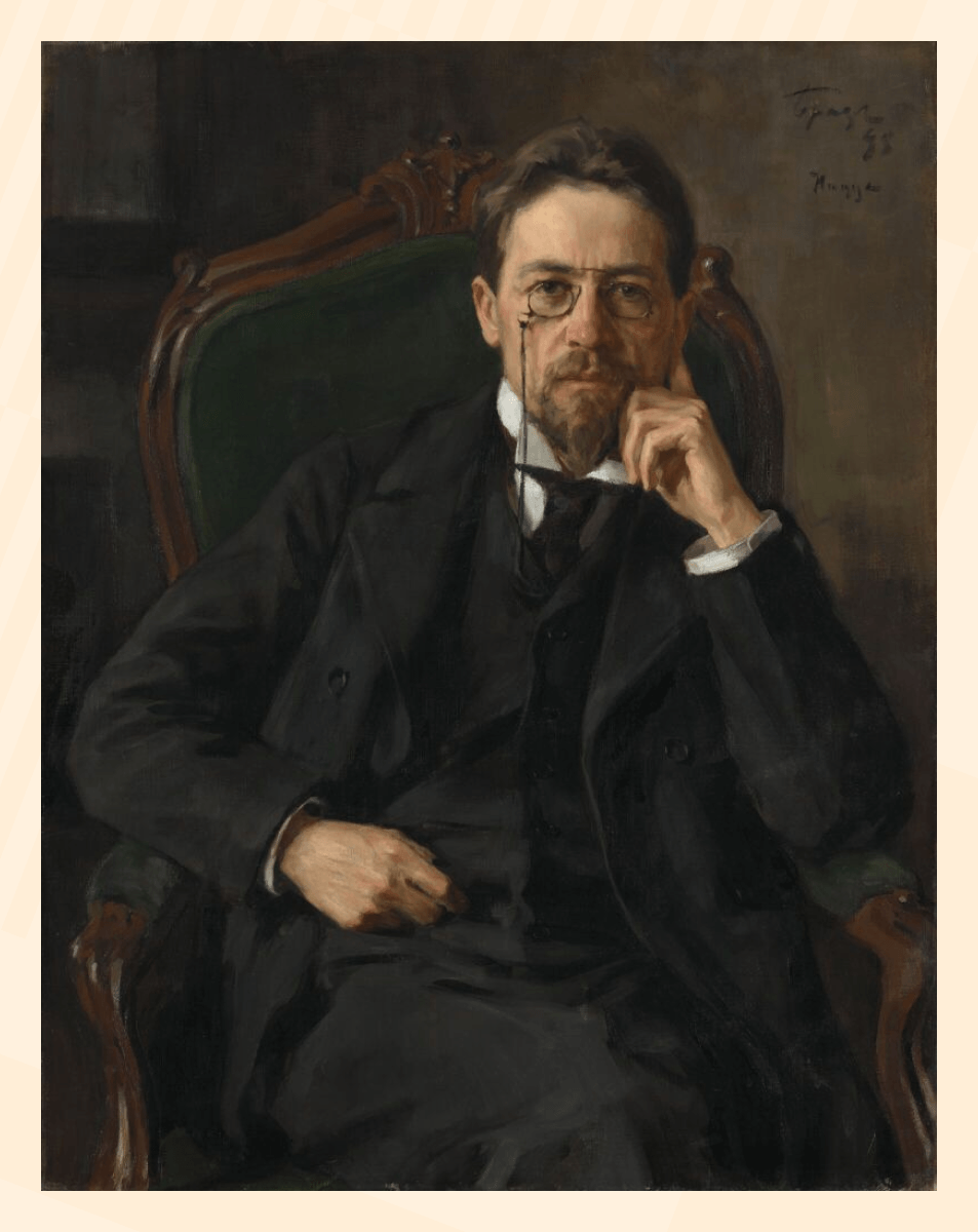 Портрет писателя Антона Павловича Чехова