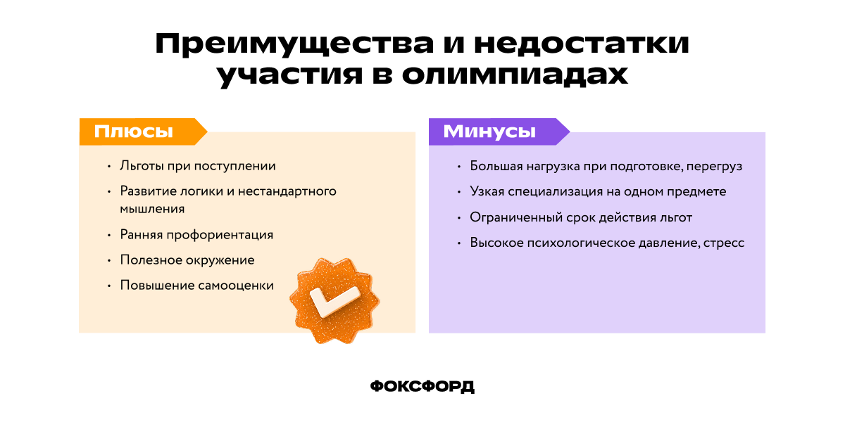 Зачем участвовать в перечневых олимпиадах