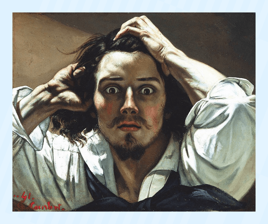 Автопортерт художника Гюстава Курбе