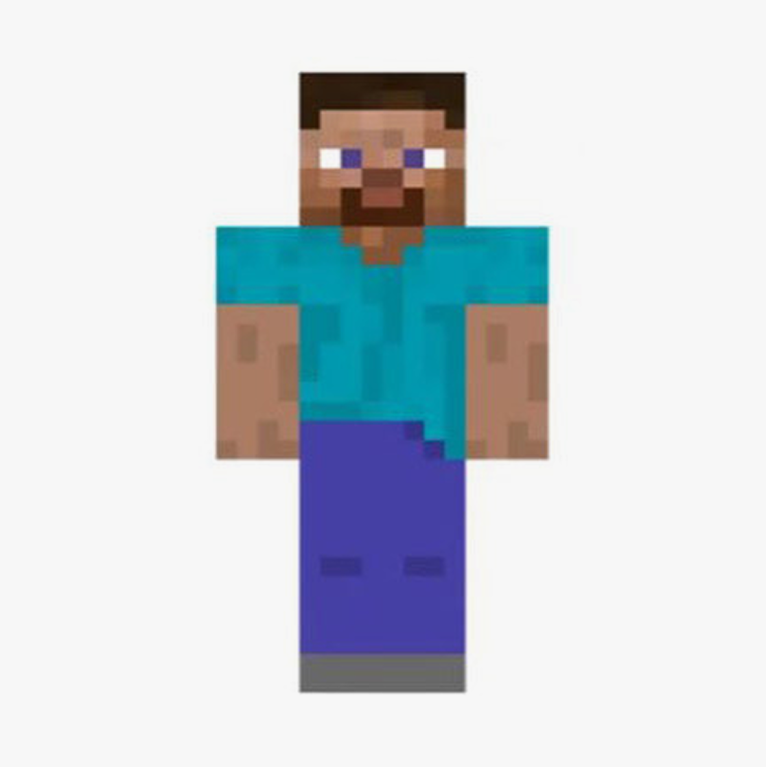 Персонаж Стив из игры Minecraft