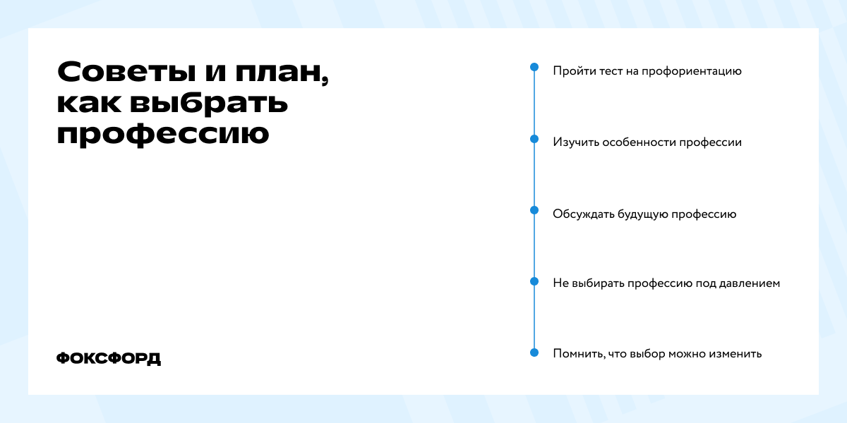 Как выбрать профессию