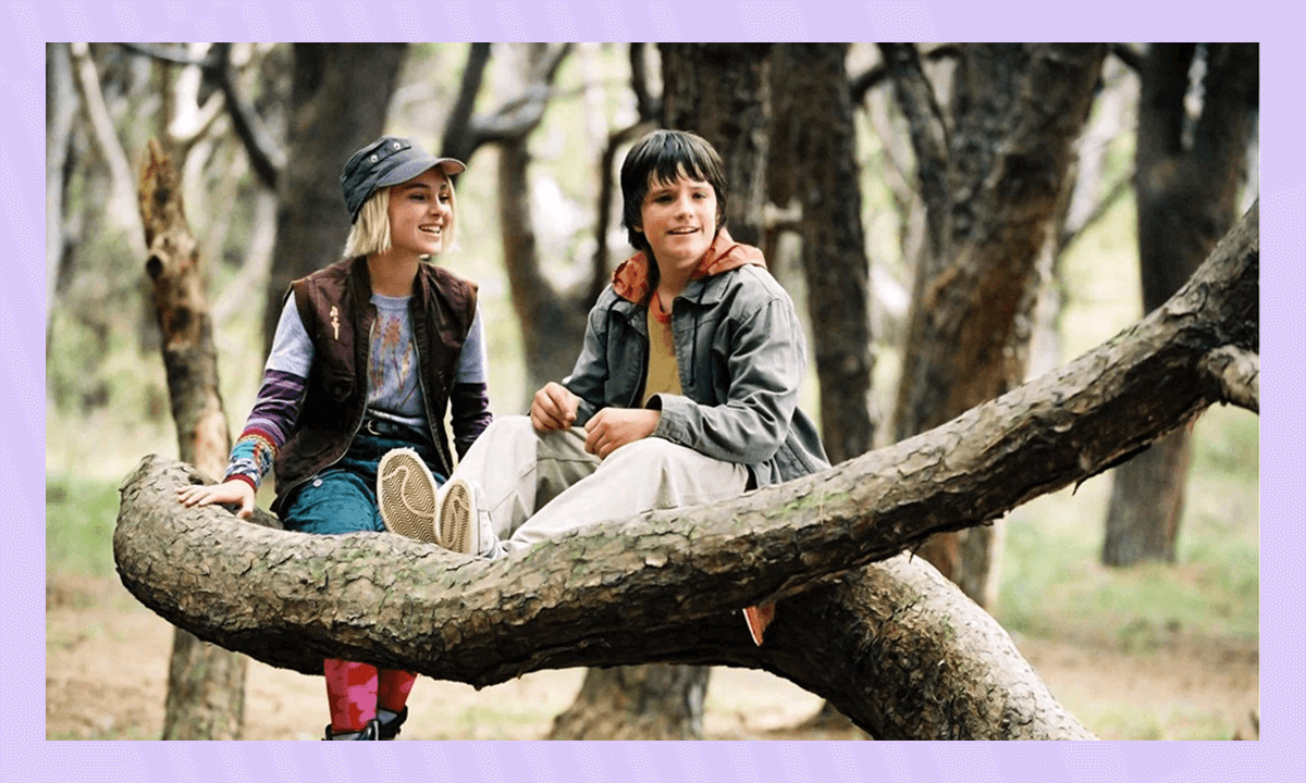 Кадр из фильма про любовь для подростков Мост в Терабитию