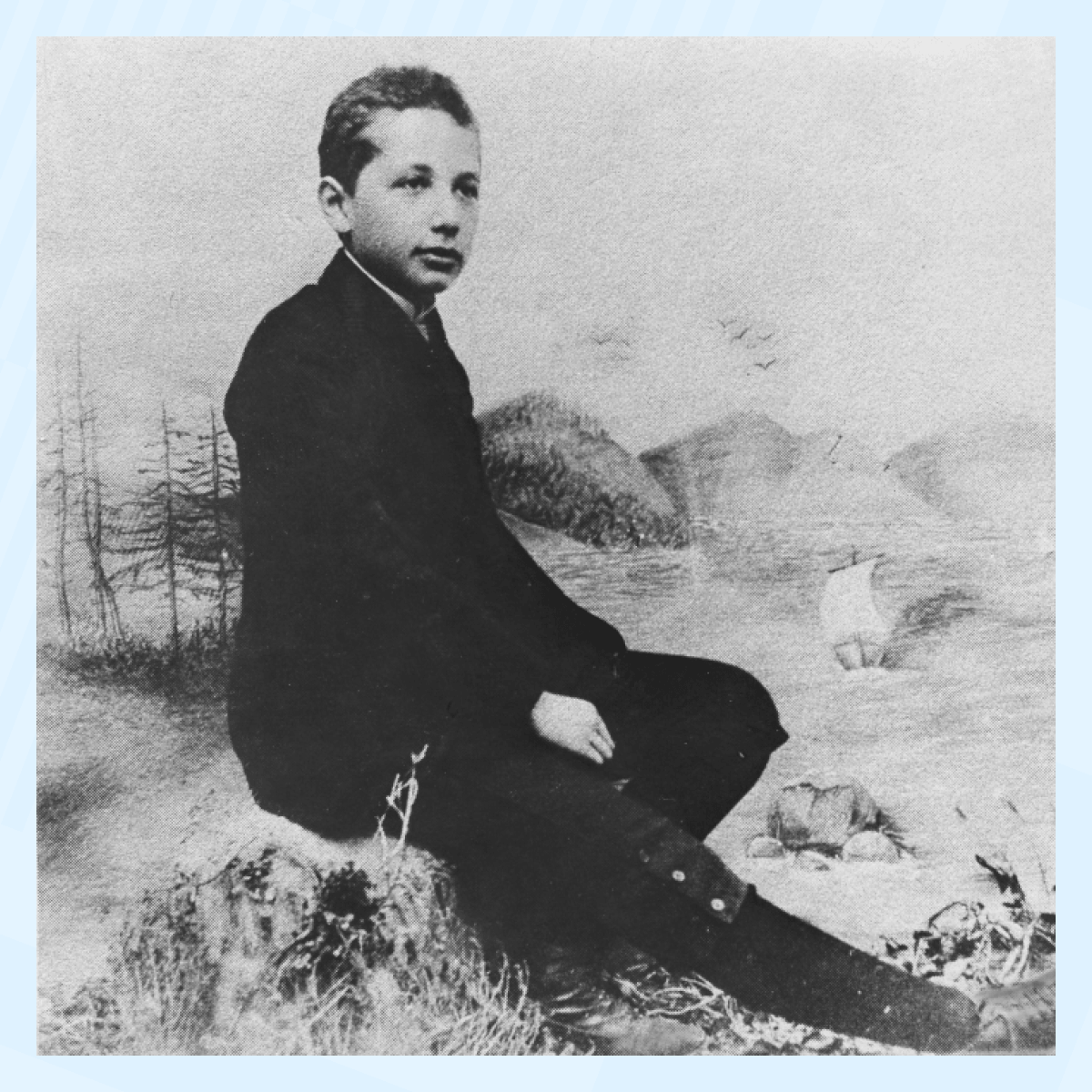 Альберт Эйнштейн в 14 лет