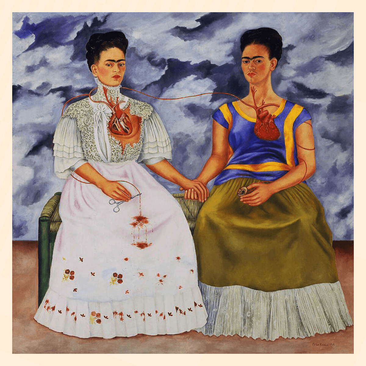 Картина Фриды Кало &laquo;Две Фриды&raquo;