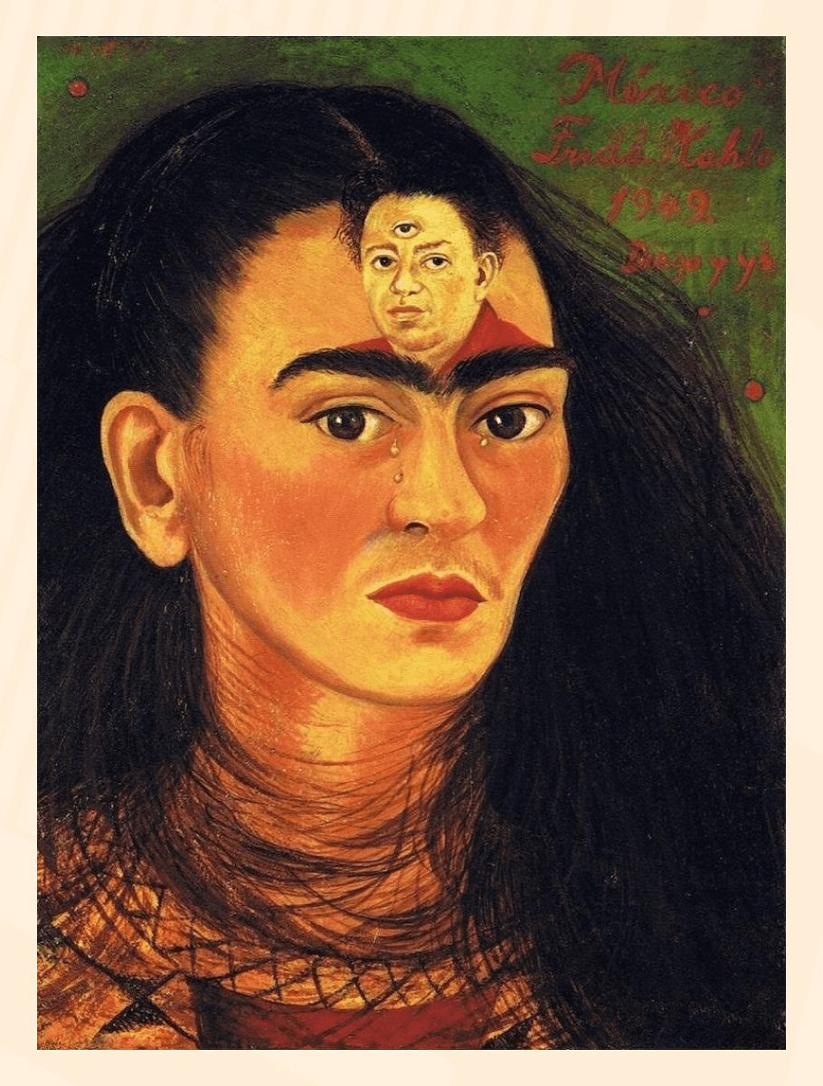 Картина Фриды Кало &laquo;Диего и я&raquo;