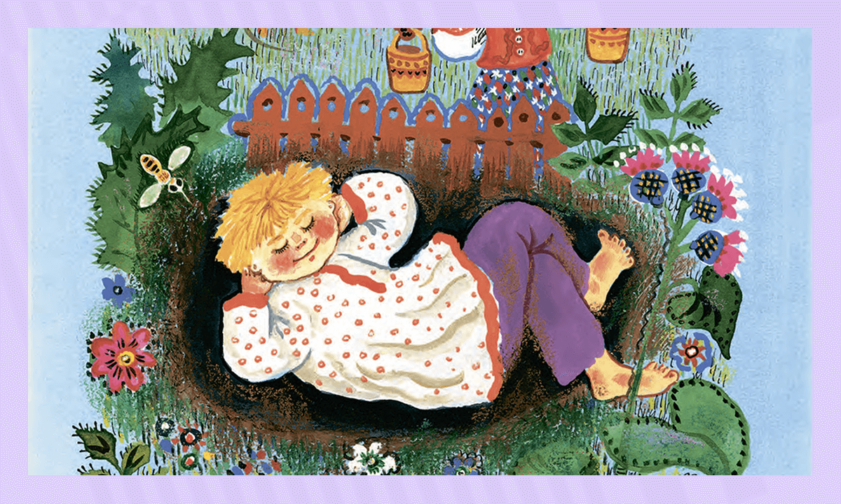 Пословица «Под лежачий камень вода не течёт»