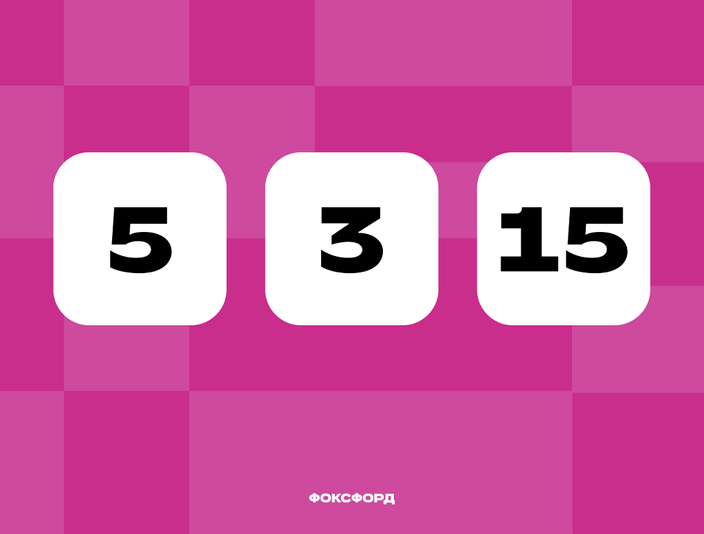 Разрезные карточки: таблица умножения