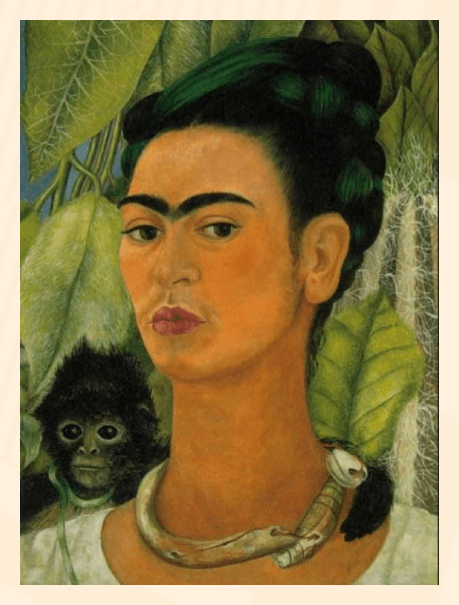 Картина Фриды Кало &laquo;Автопортрет с обезьянкой&raquo;