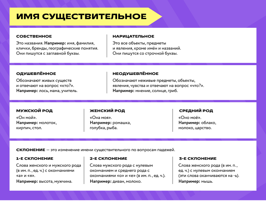 Имя существительное