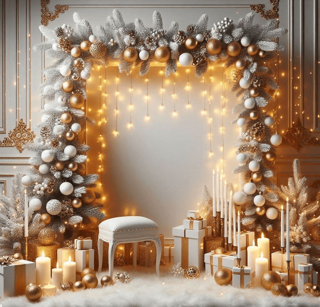 Оформление новогодней фотозоны дома