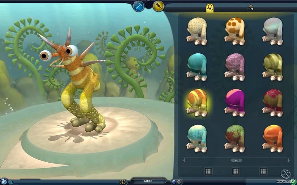 Spore — игра, иллюстрирующая эволюционный процесс