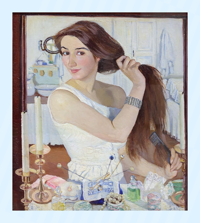 Автопортрет художницы Зинаиды Серебряковой