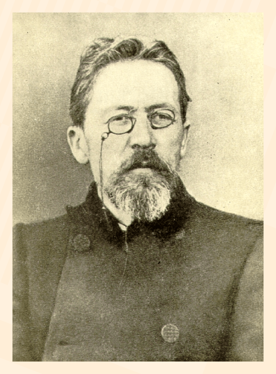 Фотография писателя Антона Павловича Чехова в 1904 году 